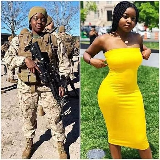 the Most Sexy Black Female Soldier