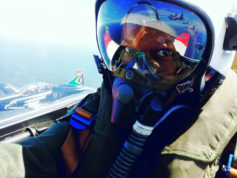 African female fighter pilot, Major Mandisa Nomcebo Mfeka