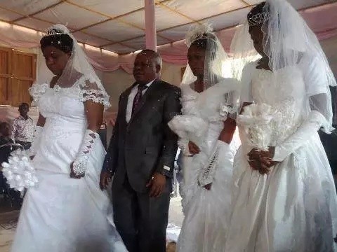 Ugandan Man Weds Three Women