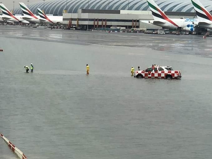 Dubai Airport Flooding