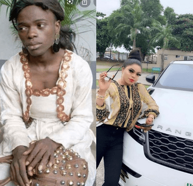 Bobrisky shares     before and now photo, brags about achievements 