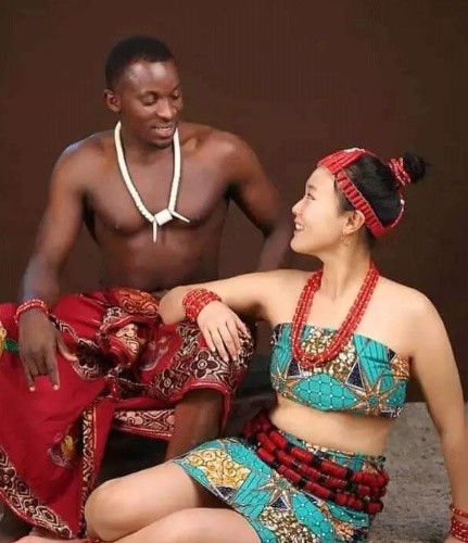 Pre - Wedding Photos of Nigerian Man and His Korean Bride Breaks the Internet