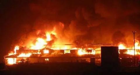 Just In: Popular Lagos Market is On Fire!