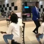Lady embarrassed after her boyfriend rejected her marriage proposal (video)