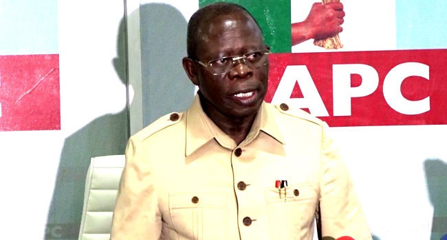 Court sets aside ruling suspending Oshiomhole as APC chairman