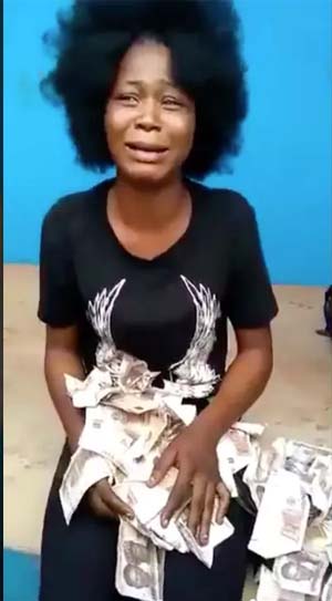 Slay Queen Napped While Trying to Deposit Fake N200,000 Banknotes At POS