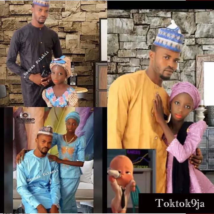 Pre-wedding Photos of a 30yrs Old Man and His 11yrs Old Bride Melts the Internet