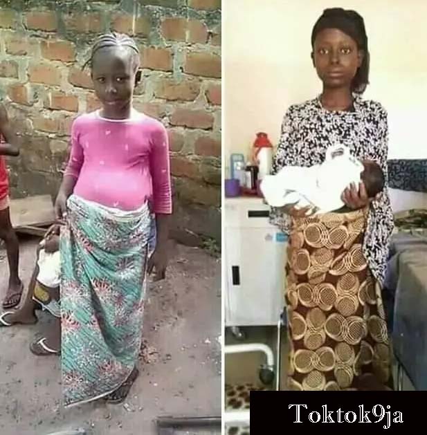 Meet the 11 Years Old Teenage Girl Who Just Give Birth in Jos
