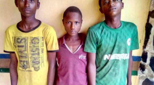 5 Teenage Armed Robbers Arrested 