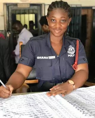 Meet the Endowed Ghanaian Female Officer Ama Serwaa