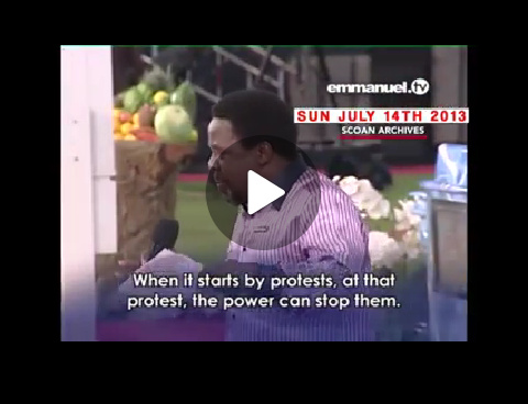  T. B. Joshua’s Prophecy About Protest 