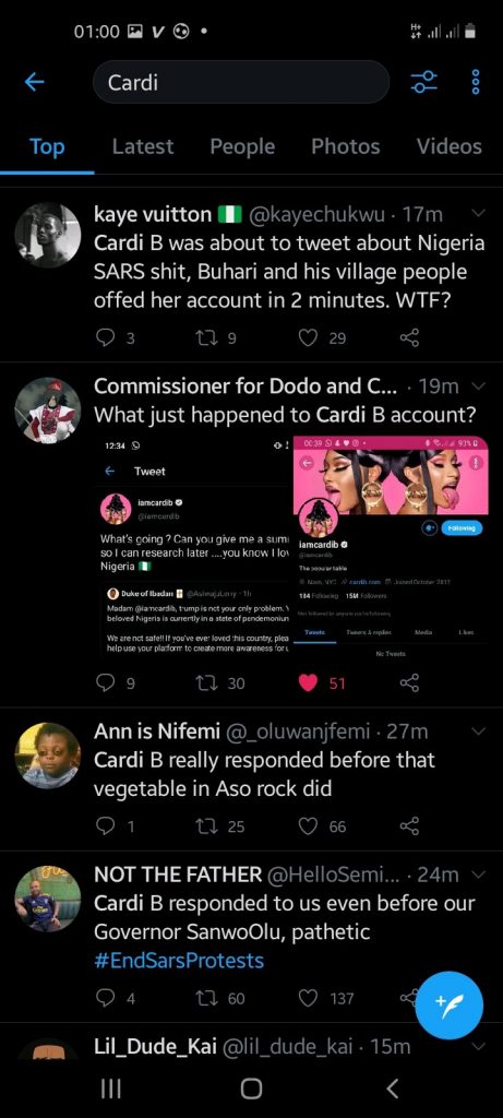 Cardi B's Account Gets Deactivated