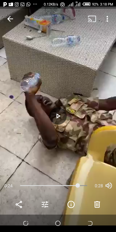 Soldier Allegedly Runs Mad 