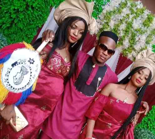 Nigerian Man Jubilates After Marrying Twin Sisters