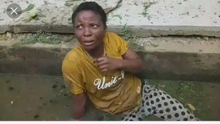 See The Two Young Female Robbers Caught And Disgraced In Rivers State