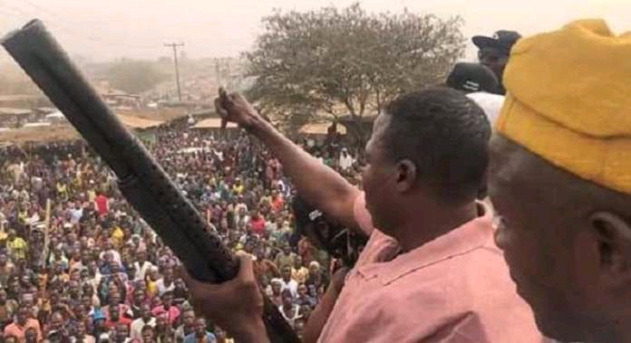 (VIDEO) Jubilation As OPC Successfully Captured Iskilu Wakili, The Notorious Fulani Warlord In Oyo 
