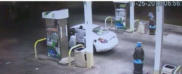 Mad ooo! Armed Robbers Attack Fuel Station, Sell Fuel For 3 Hours To Get Enough Cash