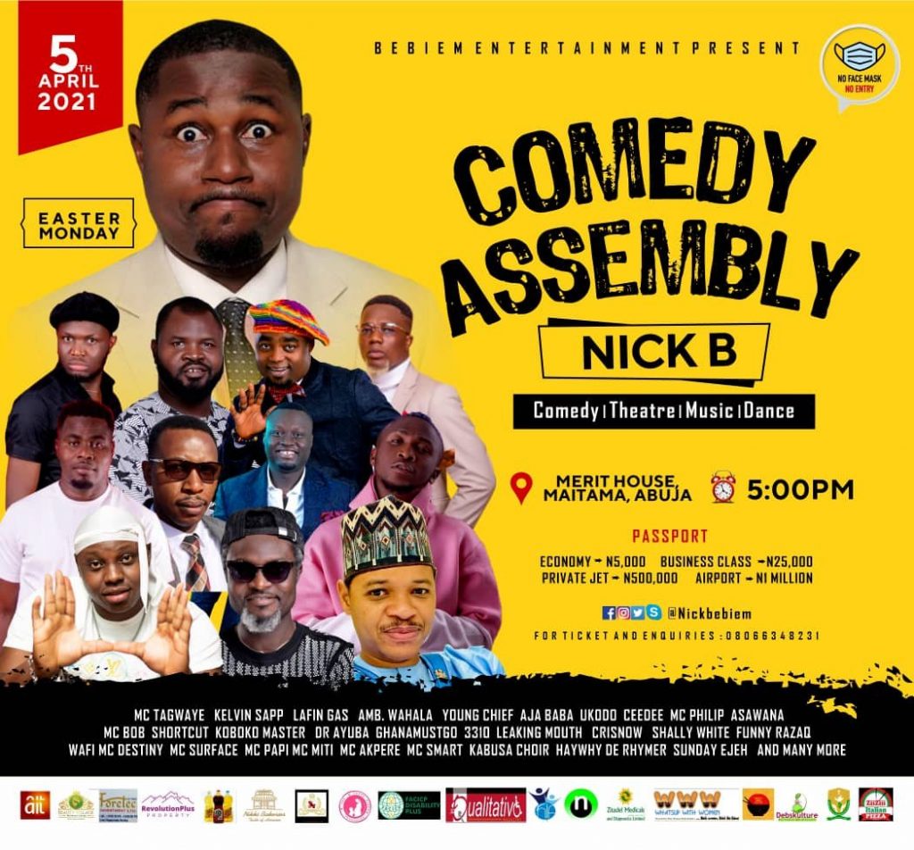 Comedy Assembly With "Nick B", Grab Your Discounted Tickets Now!!