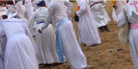 ENDTIME: See The White Garment Church That Was Sealed After Pastors Were Caught Doing JUJU