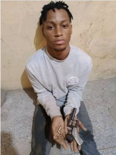 Innocent Looking IMSU Student Arrested With Gun Used for Cultism, See His Reasons (Photos)