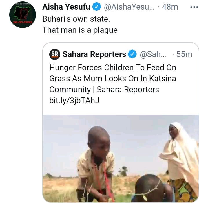 POVERTY: Hungry Nigeria Children Caught On Camera Eating Grass to Survive Sparks Reaction