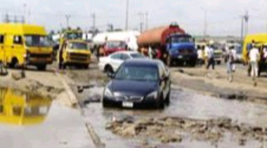 Lagos State Residents Lament Over Poor State of Roads, See the Photos