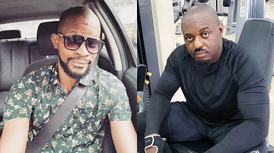 VIDEO of Nollywood Jim Iyke Beating Uche Maduagwu in His Studio, Here's How It Started