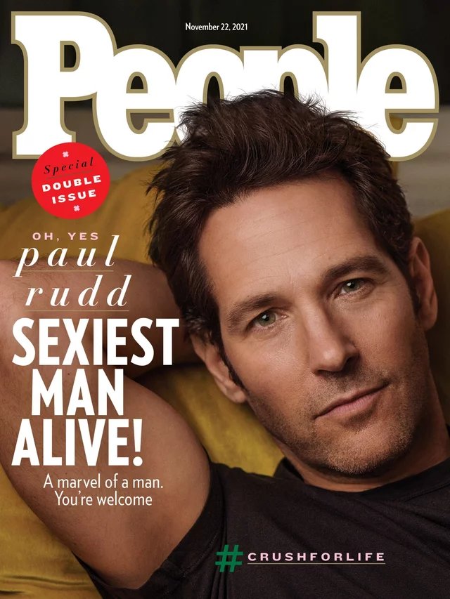 Meet the Sexiest Man Alive 2021 - Paul Rudd Crowned by PEOPLE's Magazine