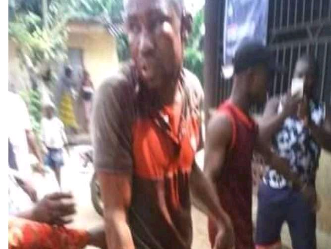 See the Face of Native Doctor Caught While Trying to Bury 3 Months Old Baby Alive for Rituals 