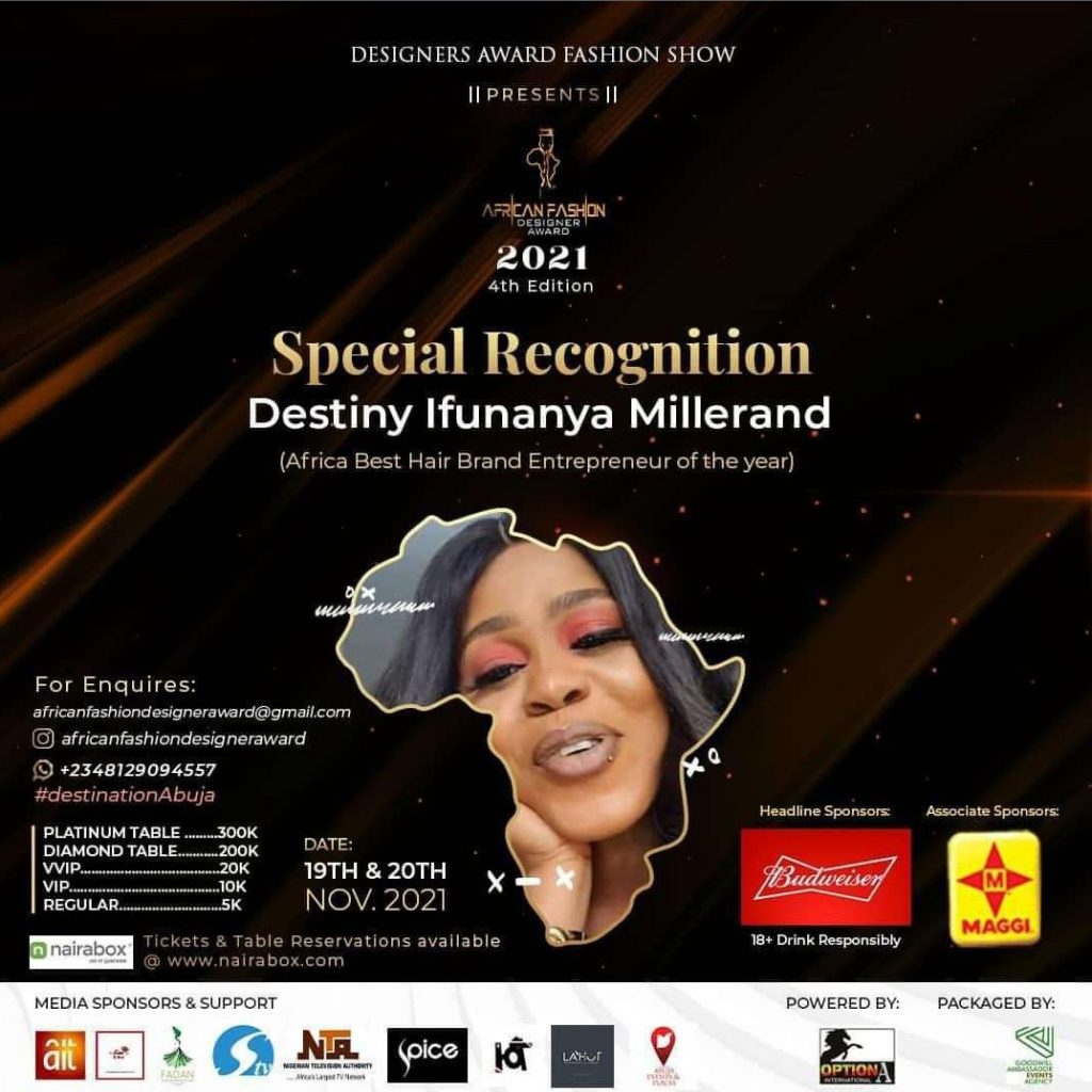 Abuja Brace for Impact As Designers Award Fashion Show 2021 Takes Center-state