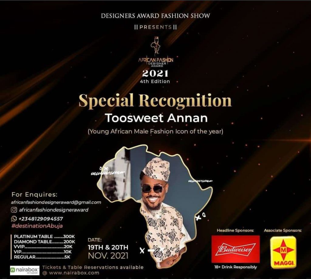 Abuja Brace for Impact As Designers Award Fashion Show 2021 Takes Center-state