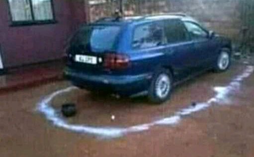 Black Magic? See How A Man Found His Car After Waking up in the Morning