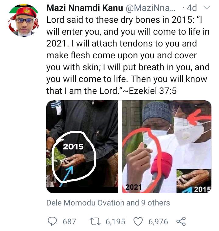 5 Photos From Nnamdi Kanu Alleging That Buhari Is Dead Makes This Post A Must Read