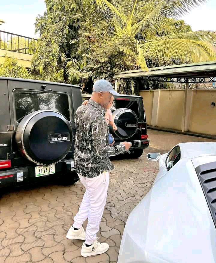 Nollywood Actress, Regina Daniels and Her Husband Show Off their Luxury Car Garage 