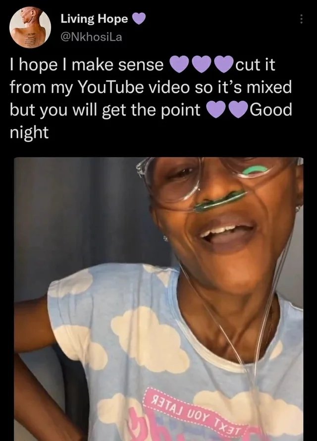 "I am ready to die because I’ve lived my life, I gave it my best - Popular YouTube Influencer Nompio Tells Fans