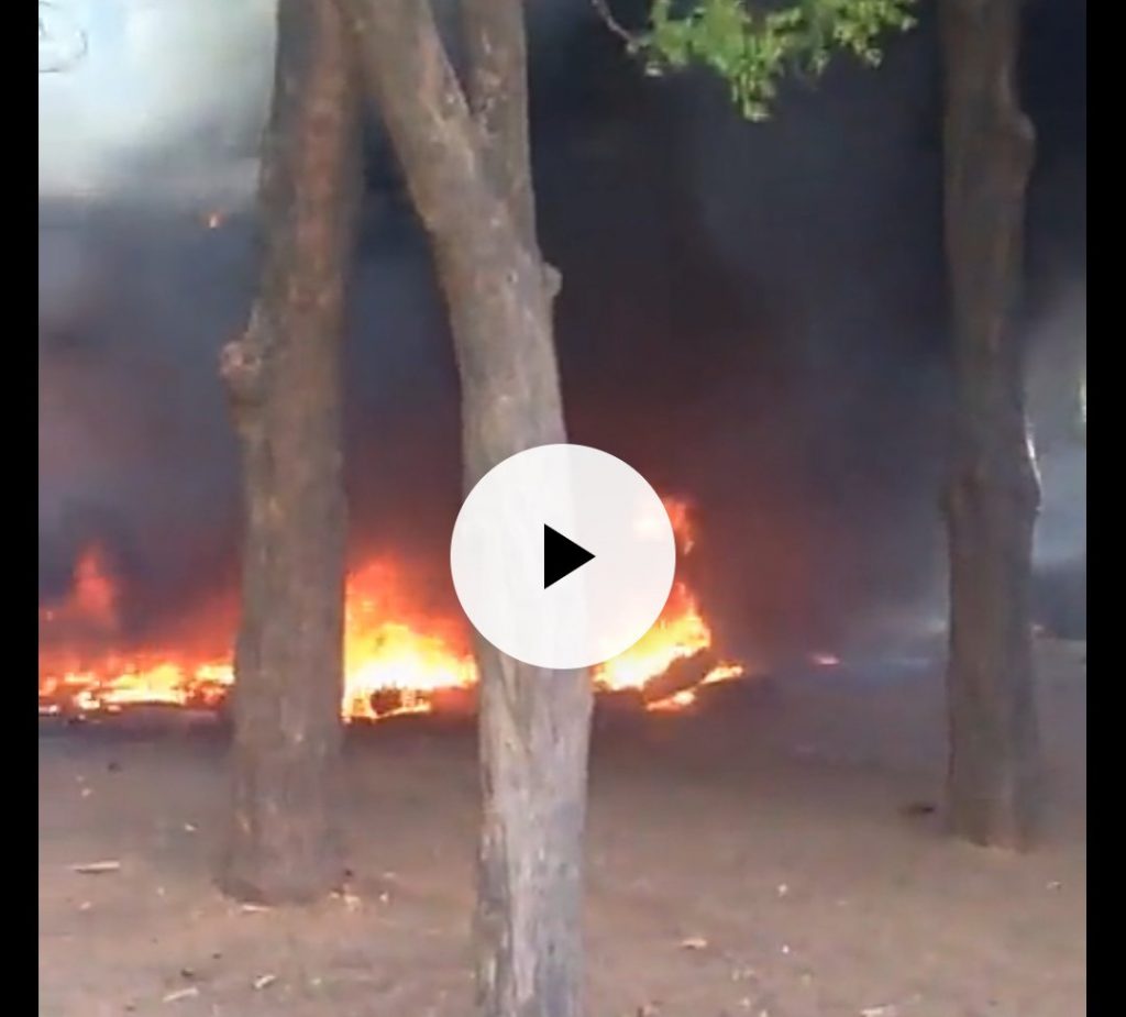 Full Vid8o Of Christian student s£t on fire for Blasphemy Against Prophet Mohammed in Sokoto