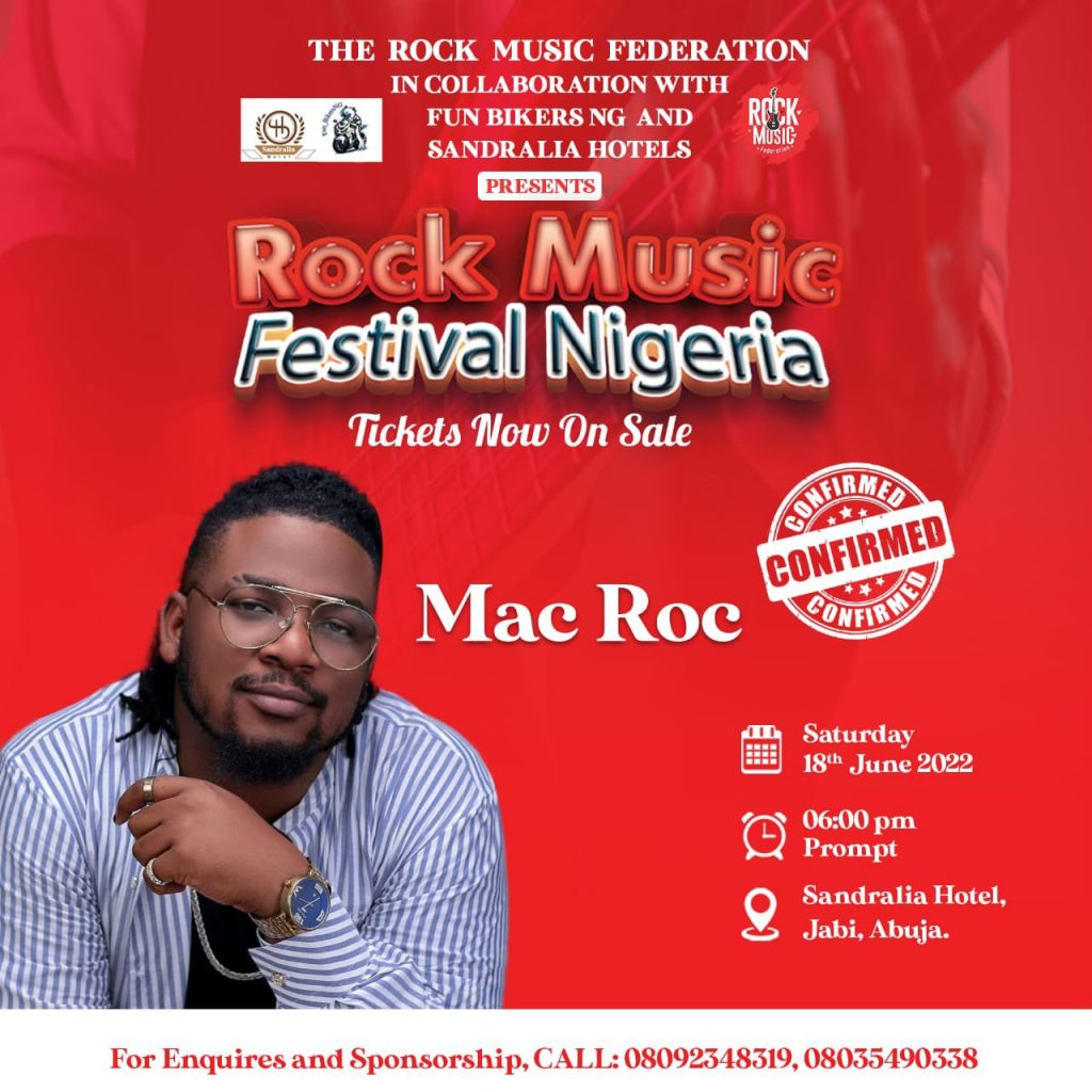 Charlie Boy, Tonto Dikeh, Chucks D General Confirmed For Rock Music Festival Nigeria 2022 - See List  of Confirmed Persons