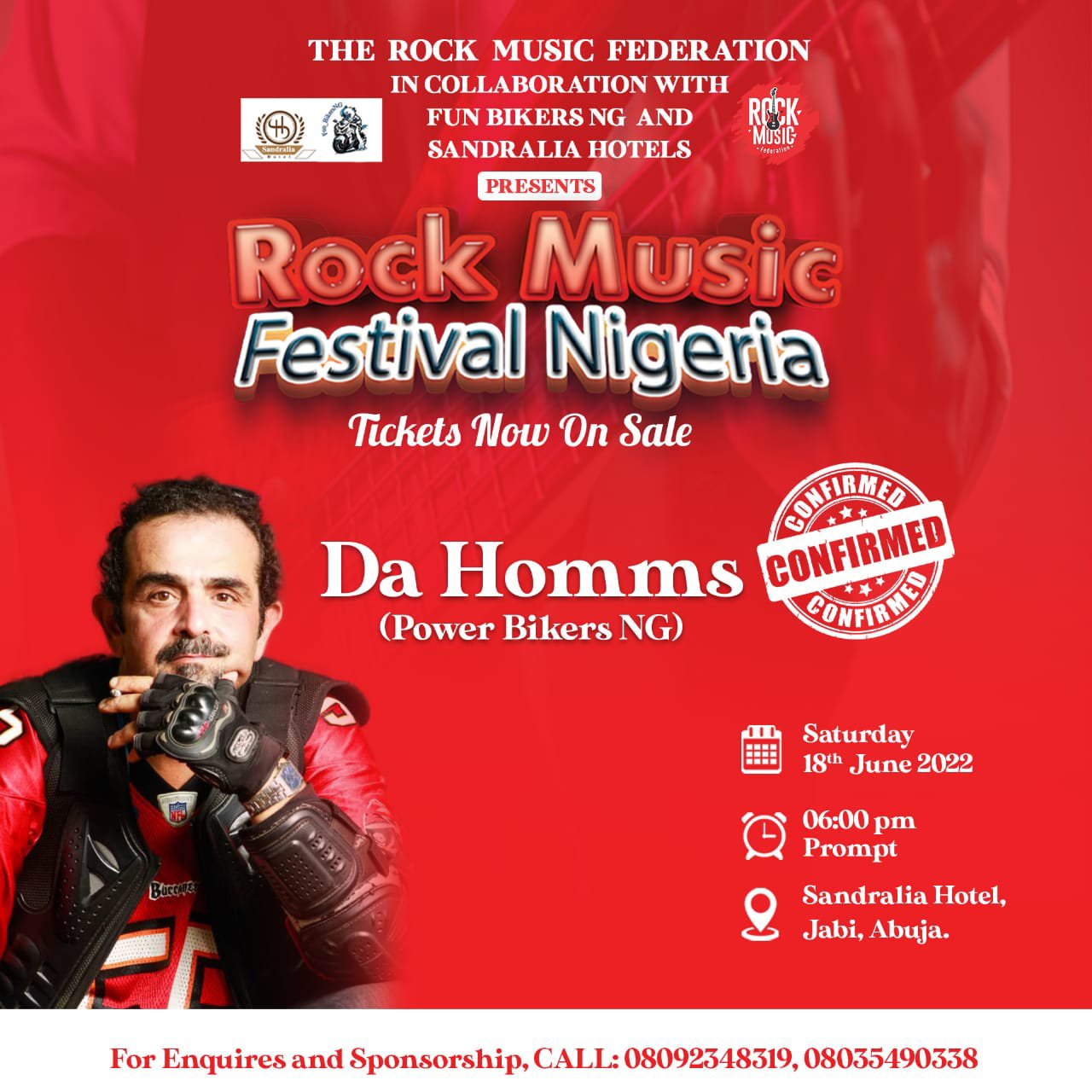 Charlie Boy, Tonto Dikeh, Chucks D General Confirmed For Rock Music Festival Nigeria 2022 - See List  of Confirmed Persons