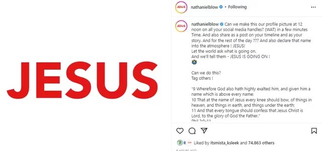 This is Why ‘Jesus’ Is Currently Trending On WhatsApp Statues Across Nigeria