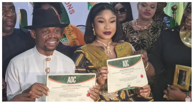 Tonto Dikeh Set Run For Deputy Governor of Rivers After ADC Nominates Her As It's Flag Bearer - Full Photos