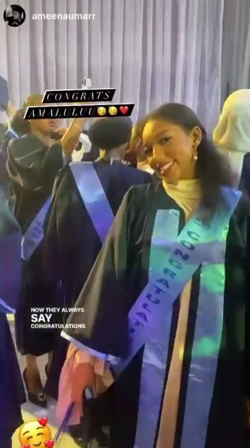 President Muhammadu Buhari’s Grand-daughter - Attacked For Not Wearing  Hijab On Graduation Day - Photos