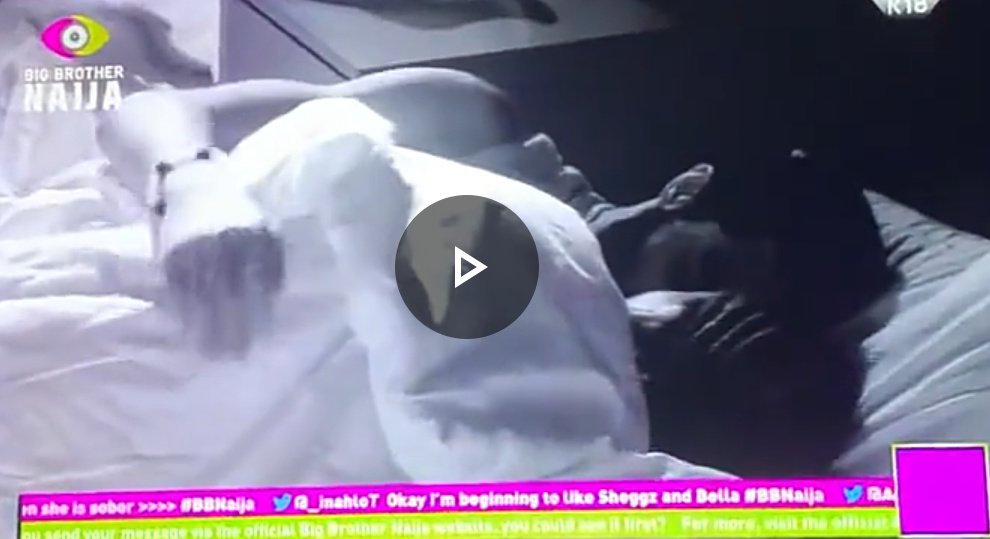 #BBNaija 7: Full Video of Danielle and Khalid H@ving $$X While Amaka Watched