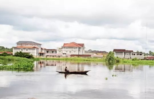 PICTURES: Flood Takes Over Good luck Jonathan's Home in Bayelsa