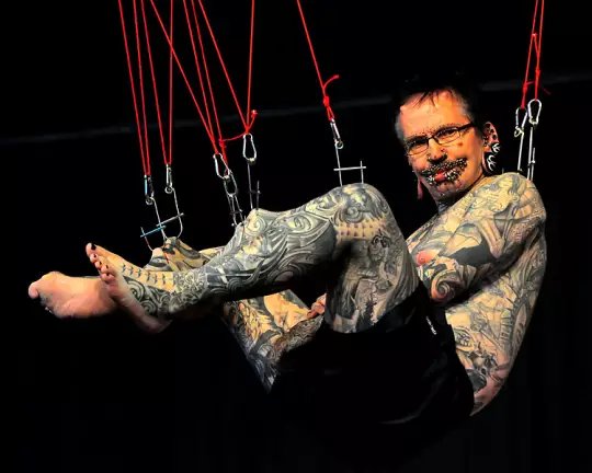 Meet Rolf Buchholz The Most Modified Man on Earth With 453 Body Piercings