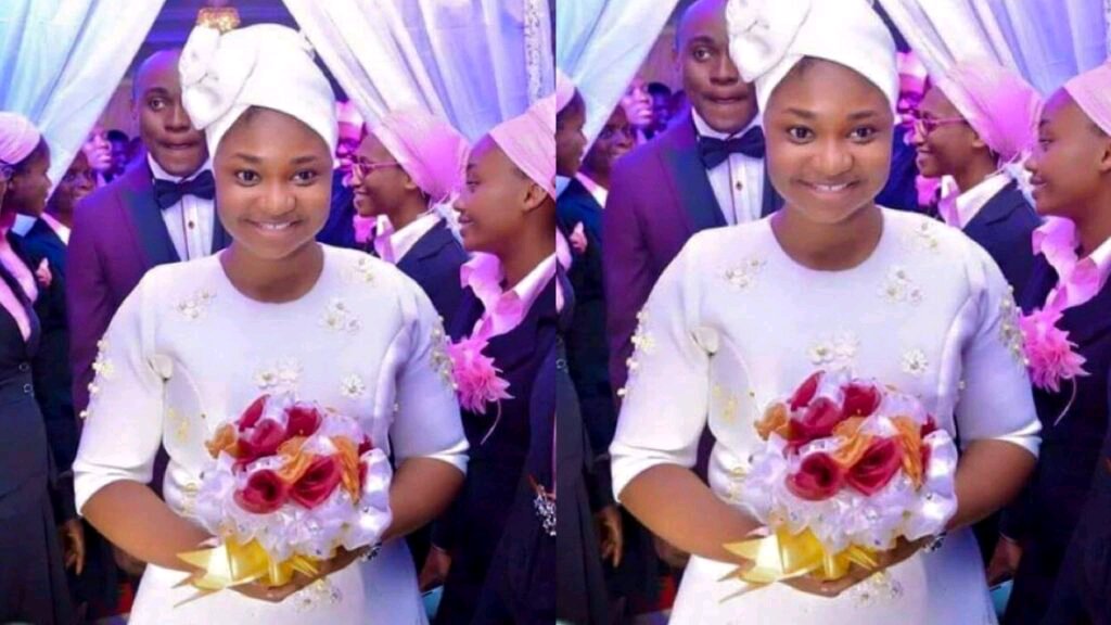 Adorable Bride Shows Up At Her Wedding With No Make Up And Still Looks Beautiful (Pictures)