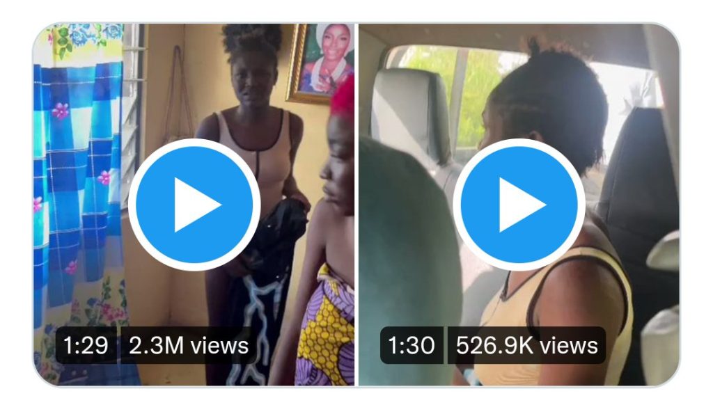 Viral Video of Lecturer and Family $tripping and Be@ting 20-year-old Girl in Nasarawa Over Boyfriend Issue