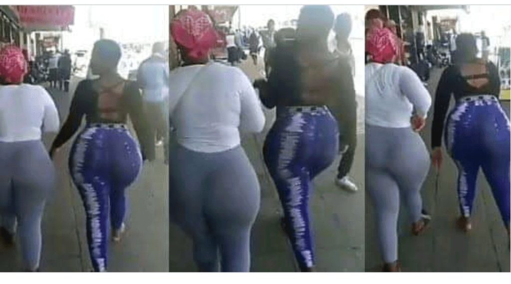 VIDEO: Two B00tilicious Women Cause Trouble With Their Big "Ikebe" On The Street As Men Shout And Follow Them Round