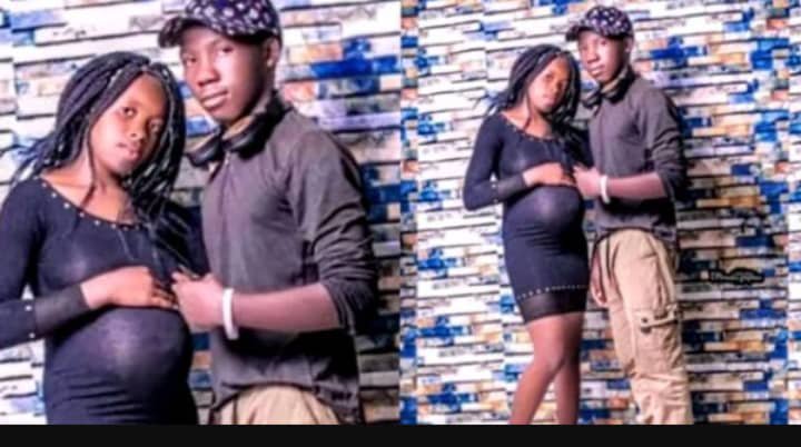 What is this World Turning Into? 11-year-old Girl Flaunts Baby Bump With Her 12-year-old Boyfriend (Photos)