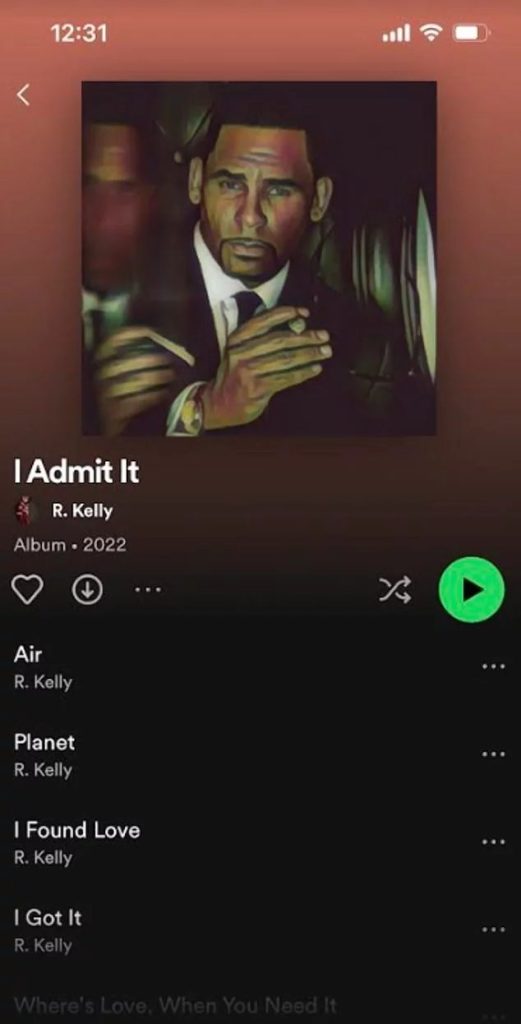 R Kelly Releases New Album - 'I Admit It', Featuring Some of His $$xual Crimes
