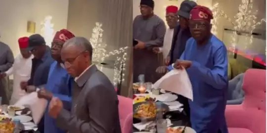 VIDEO: Tinubu Set the Internet on Fire With His  Moves While Dancing to Kizz Daniel's Buga
